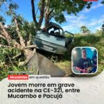 Músico morre em acidente na CE-321, em Mucambo Jovem perdeu…