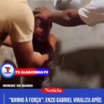 Idoso com AVC é carregado em rede para chegar ao…