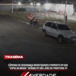 Queda de poste assusta pedestre em Pacatuba, Ceará. Incidente na…