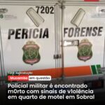 Policial aposentado é encontrado morto em motel de Sobral. Investigação…